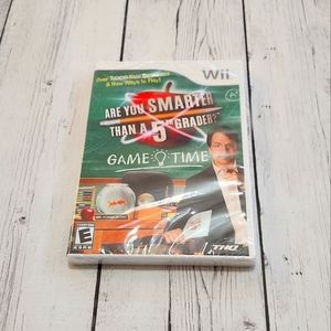 NWT Are you Smarter than a 5th Grader Wii DVD game
